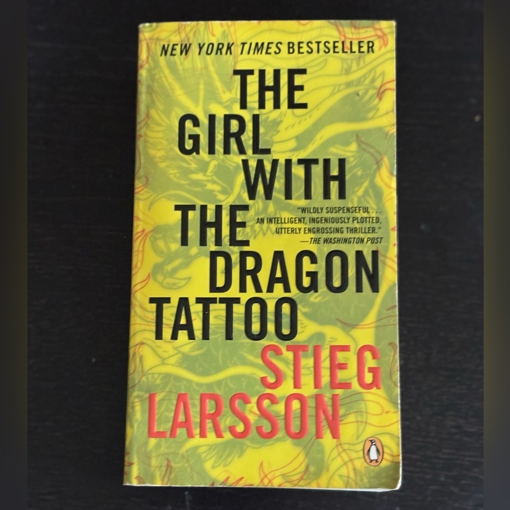 3/$20 The Girl with the Dragon Tattoo paperback
